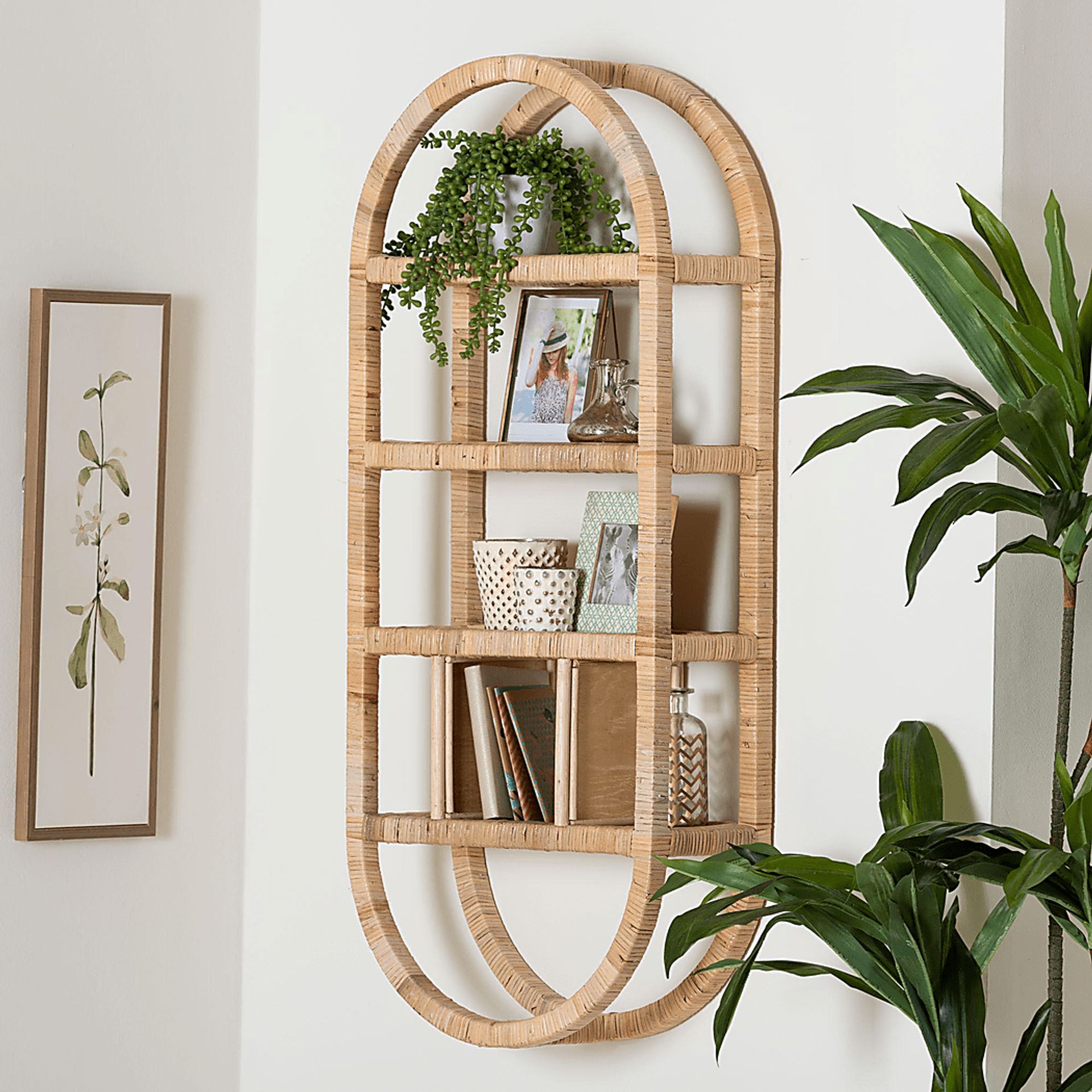 Gulomo Light Brown Wall Shelf - Image 2