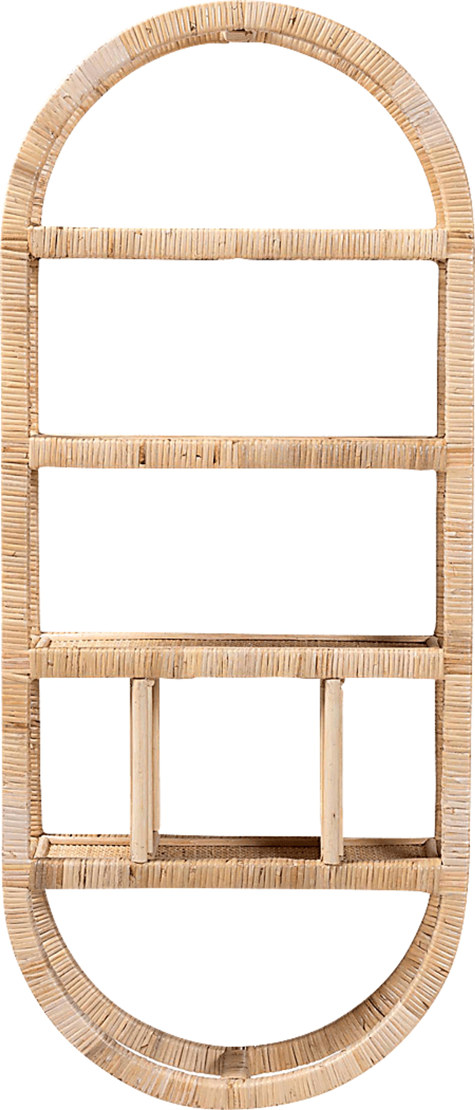 Gulomo Light Brown Wall Shelf - Image 4