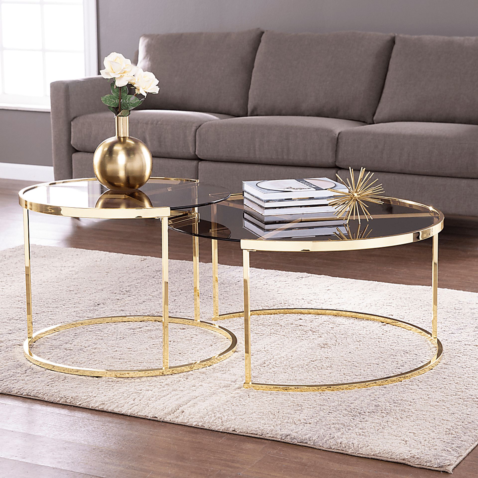 Gumlane Gray Nesting Cocktail Table - Image 4