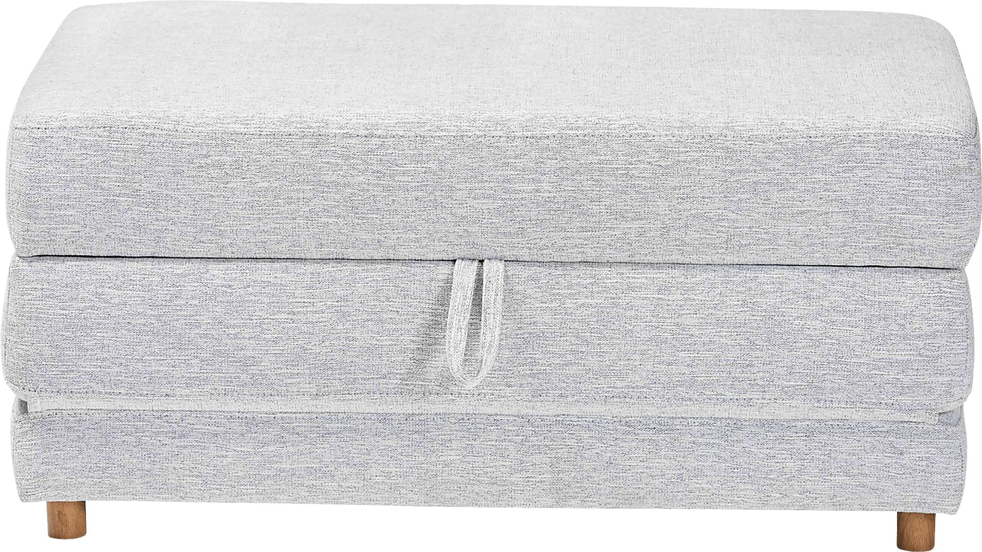 Gumsprings Light Gray Ottoman - Image 5