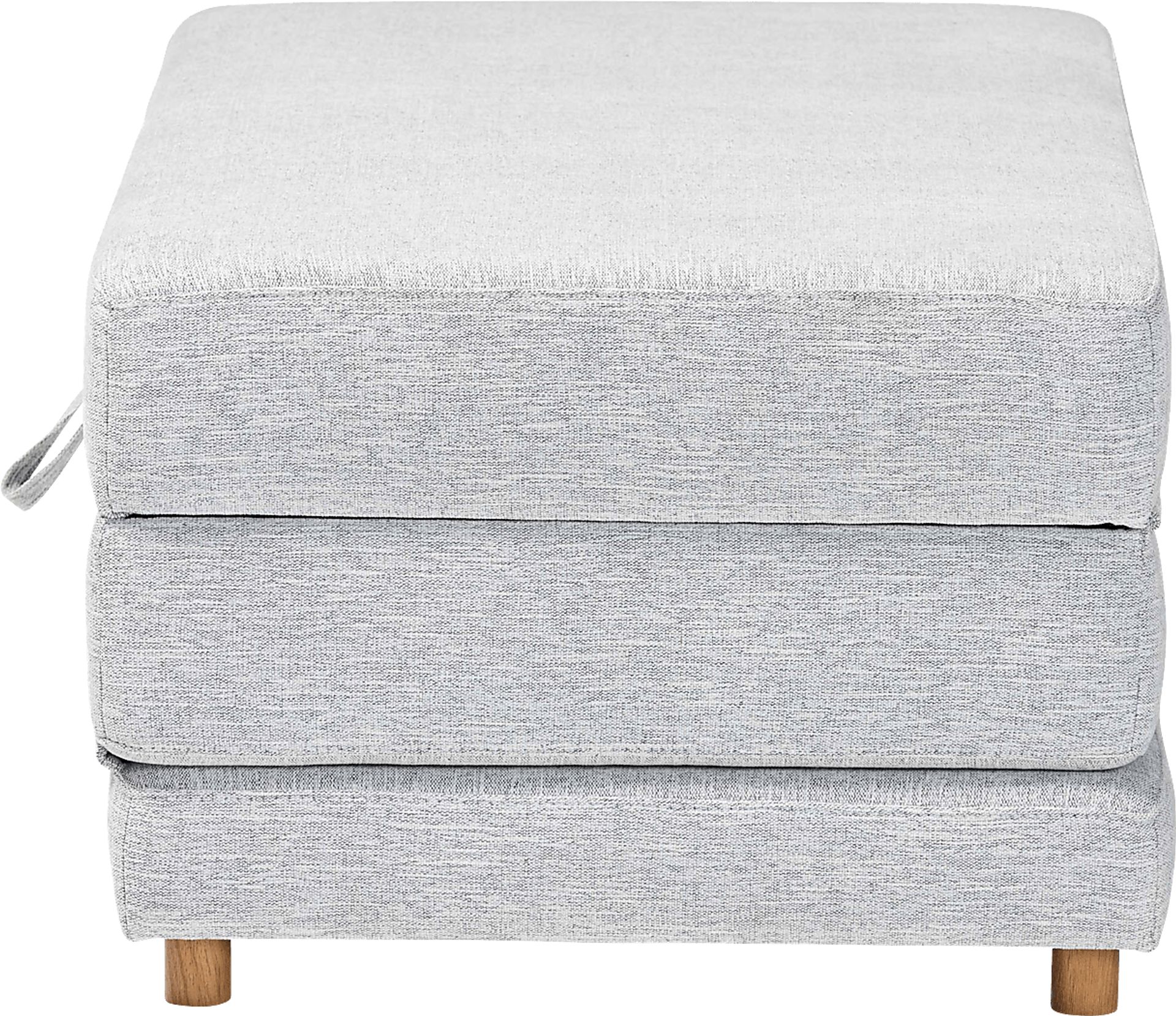 Gumsprings Light Gray Ottoman - Image 6
