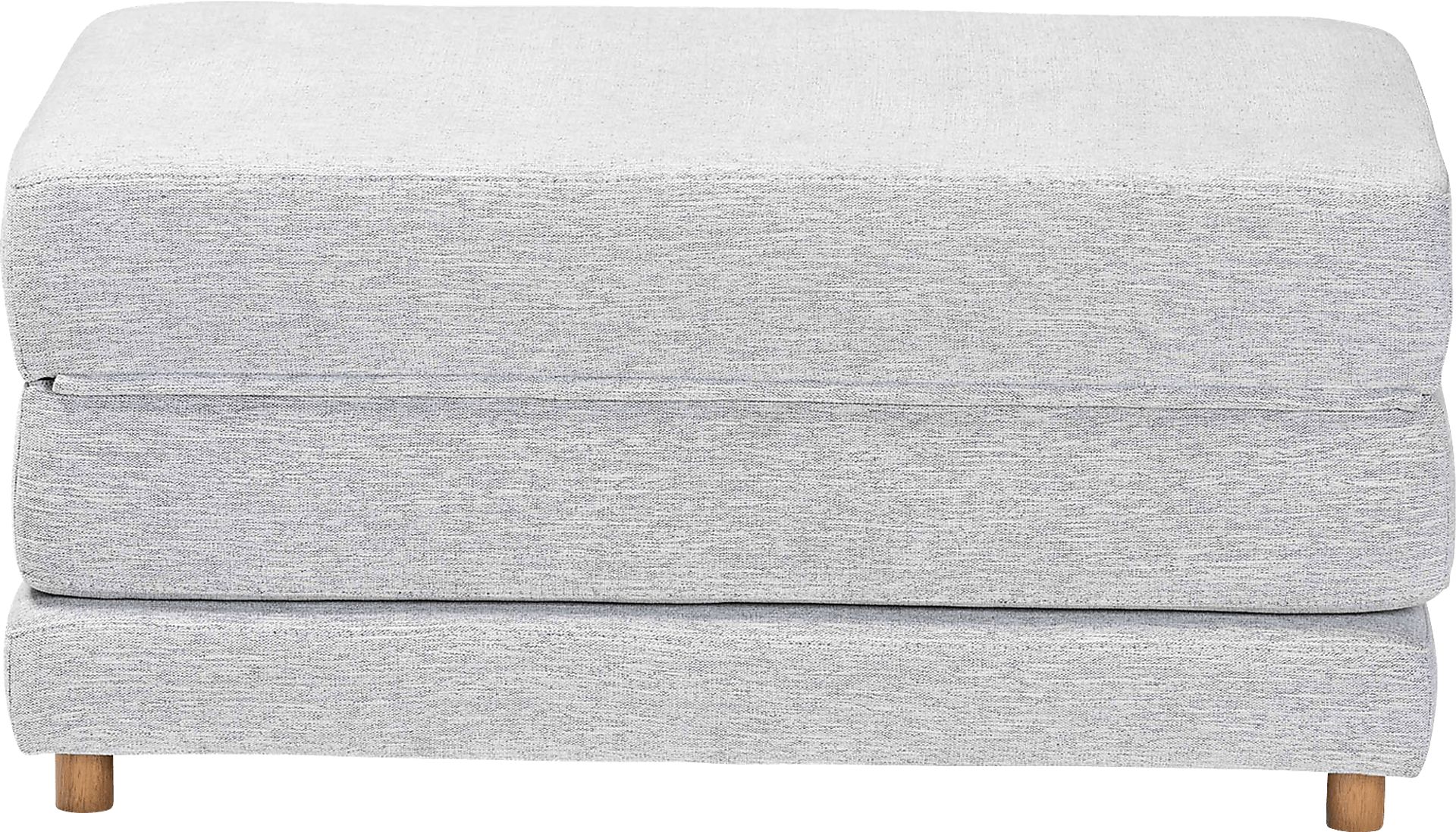 Gumsprings Light Gray Ottoman - Image 7