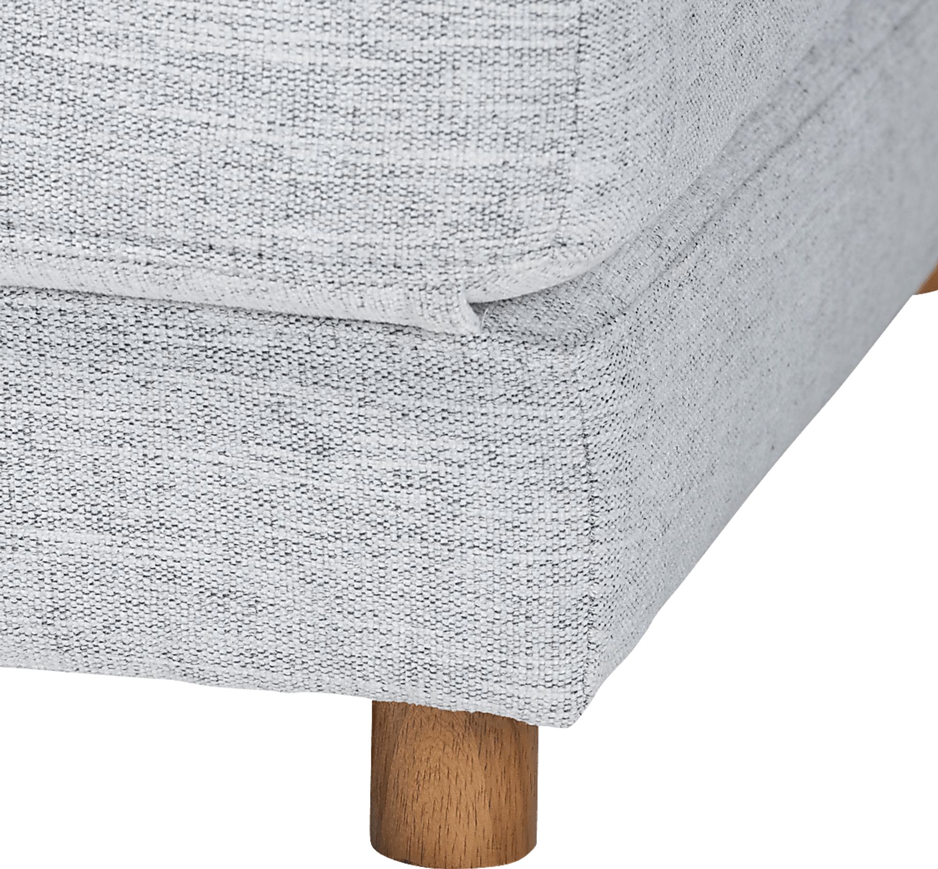 Gumsprings Light Gray Ottoman - Image 10