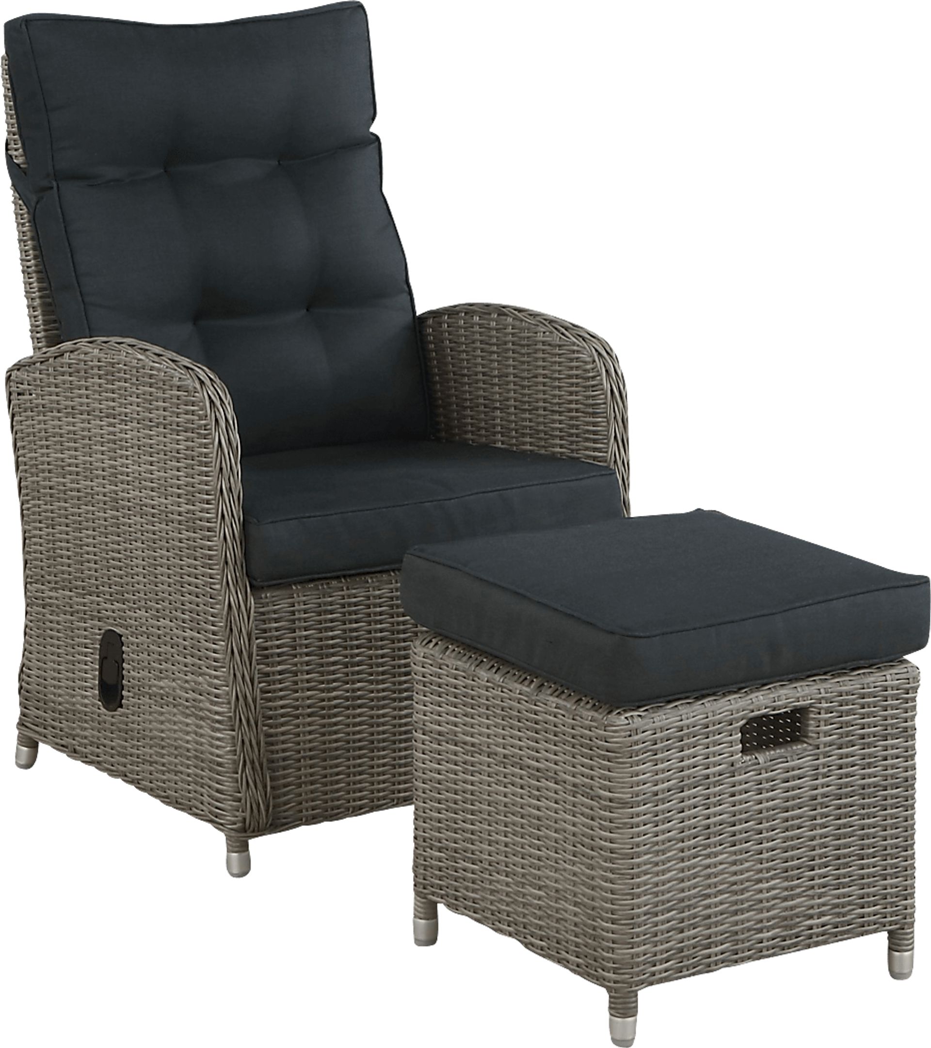 Gumstand Gray 2 Pc Outdoor Seating Set - Image 1