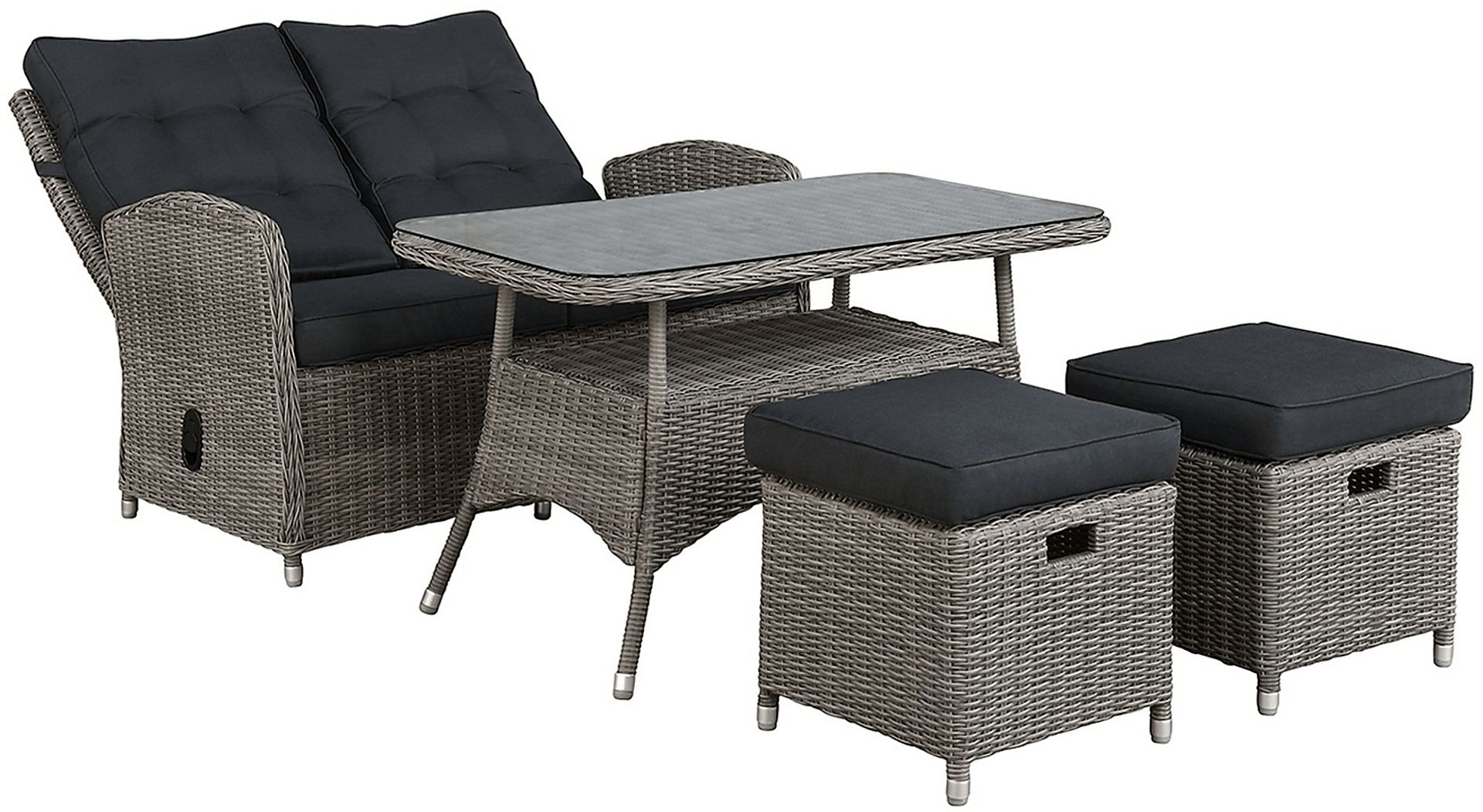 Gumstand Gray 4 Pc Outdoor Seating Set - Image 2
