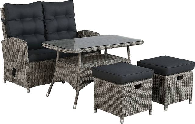 Gumstand Gray 4 Pc Outdoor Seating Set - Thumbnail - Image 1