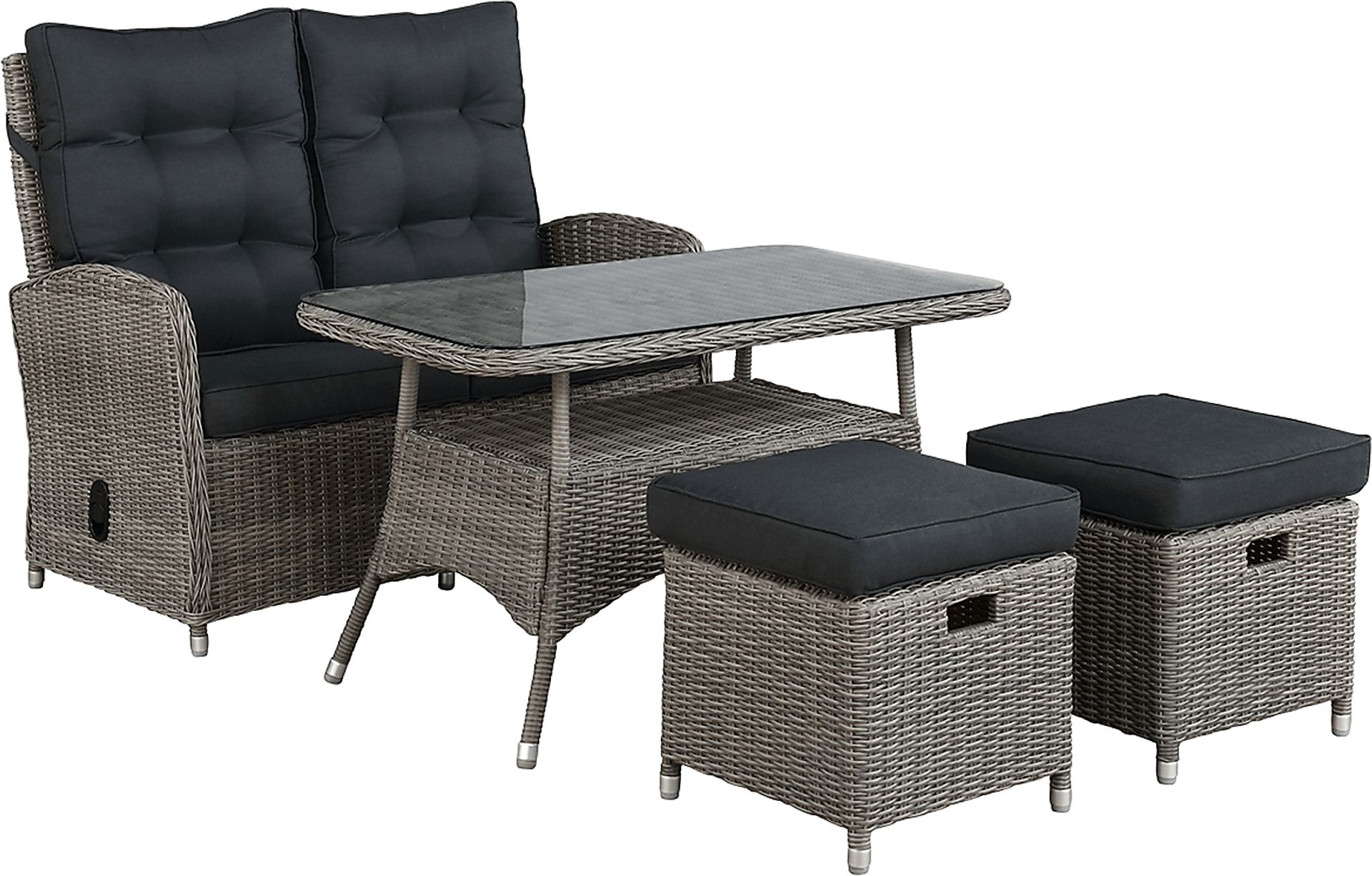 Gumstand Gray 4 Pc Outdoor Seating Set - Image 1