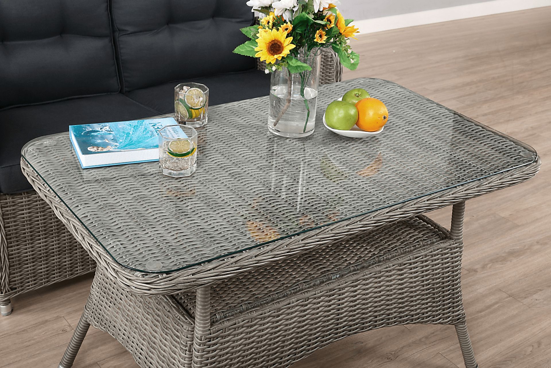 Gumstand Gray Outdoor Cocktail Table - Image 6