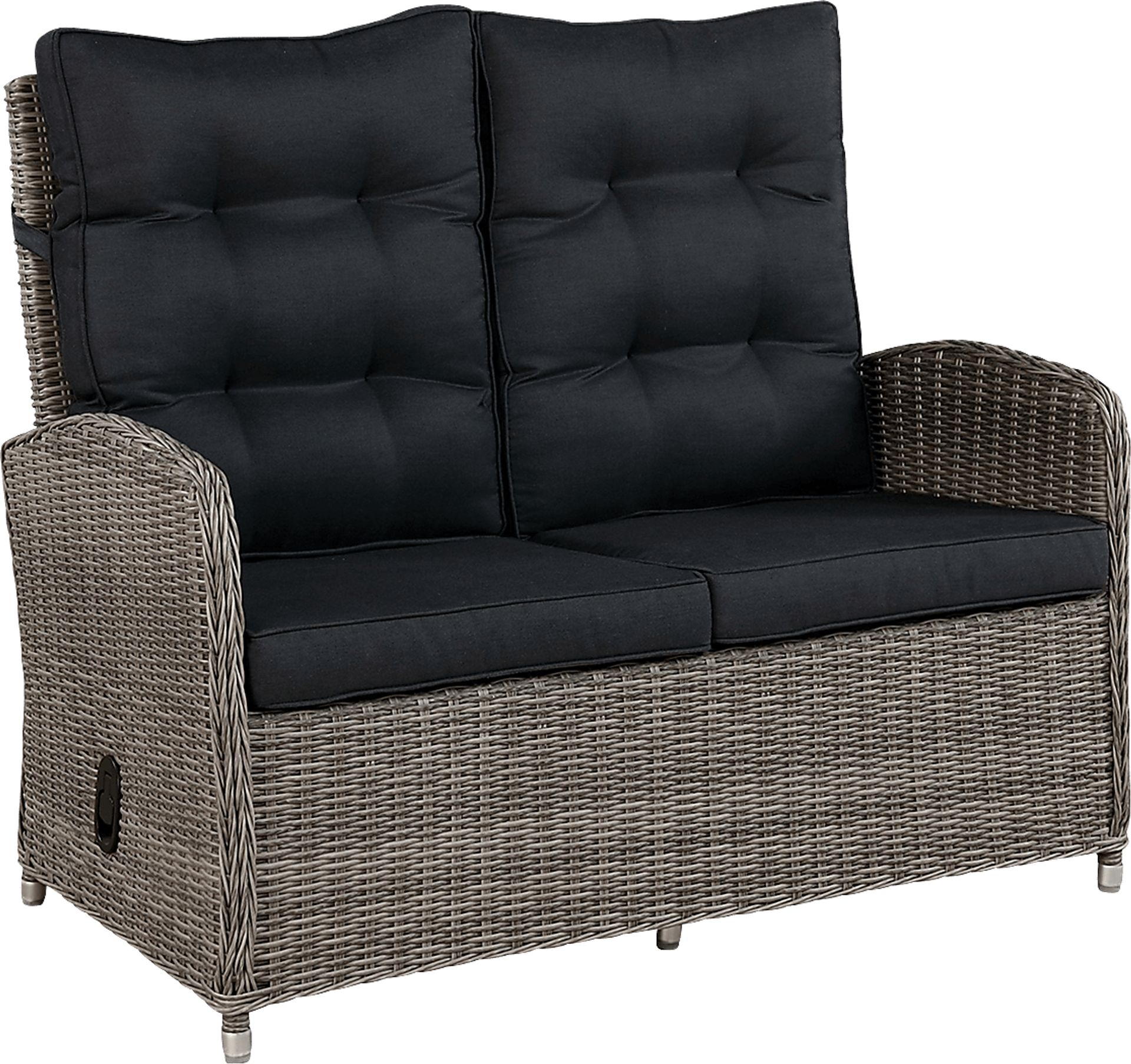 Gumstand Gray Outdoor Loveseat - Image 2