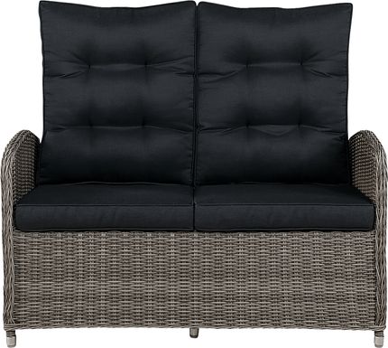 Gumstand Gray Outdoor Loveseat