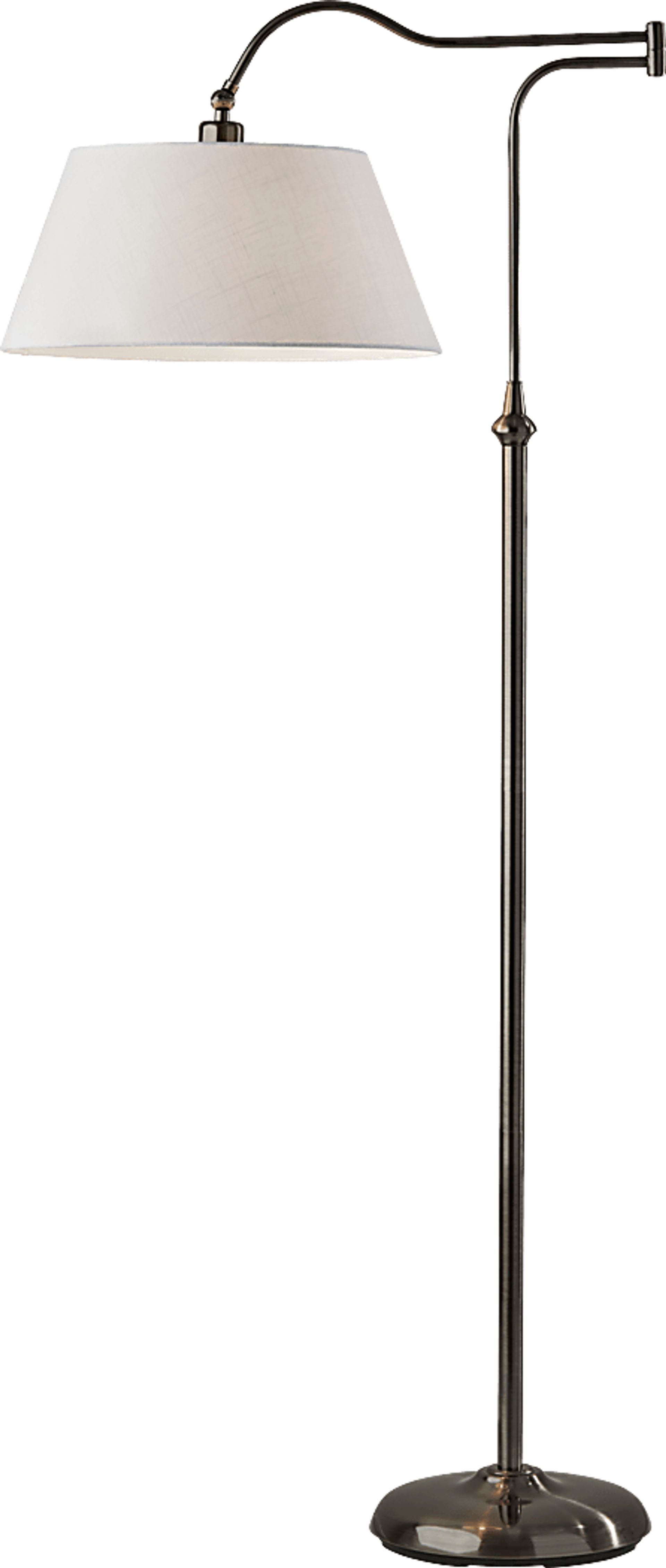 Gunnison Avenue Pewter Floor Lamp - Image 1