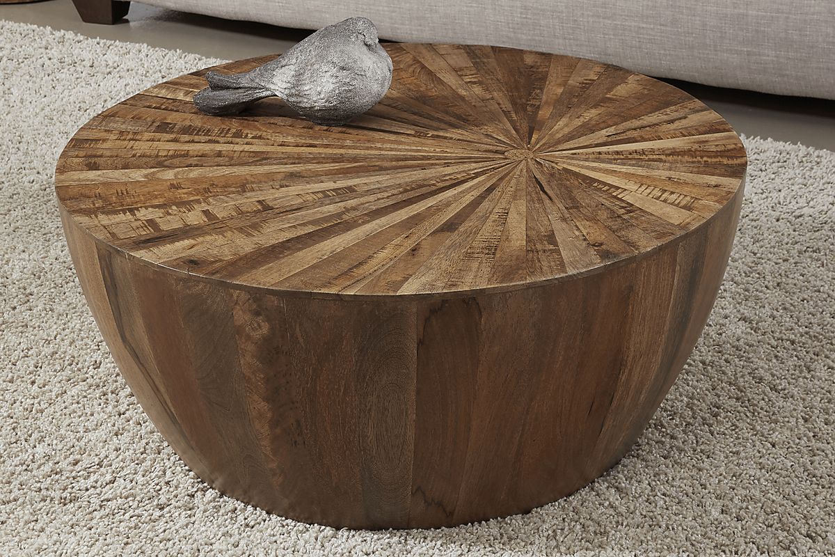 Gunnison Creek Brown Dark Wood Cocktail Table | Rooms to Go