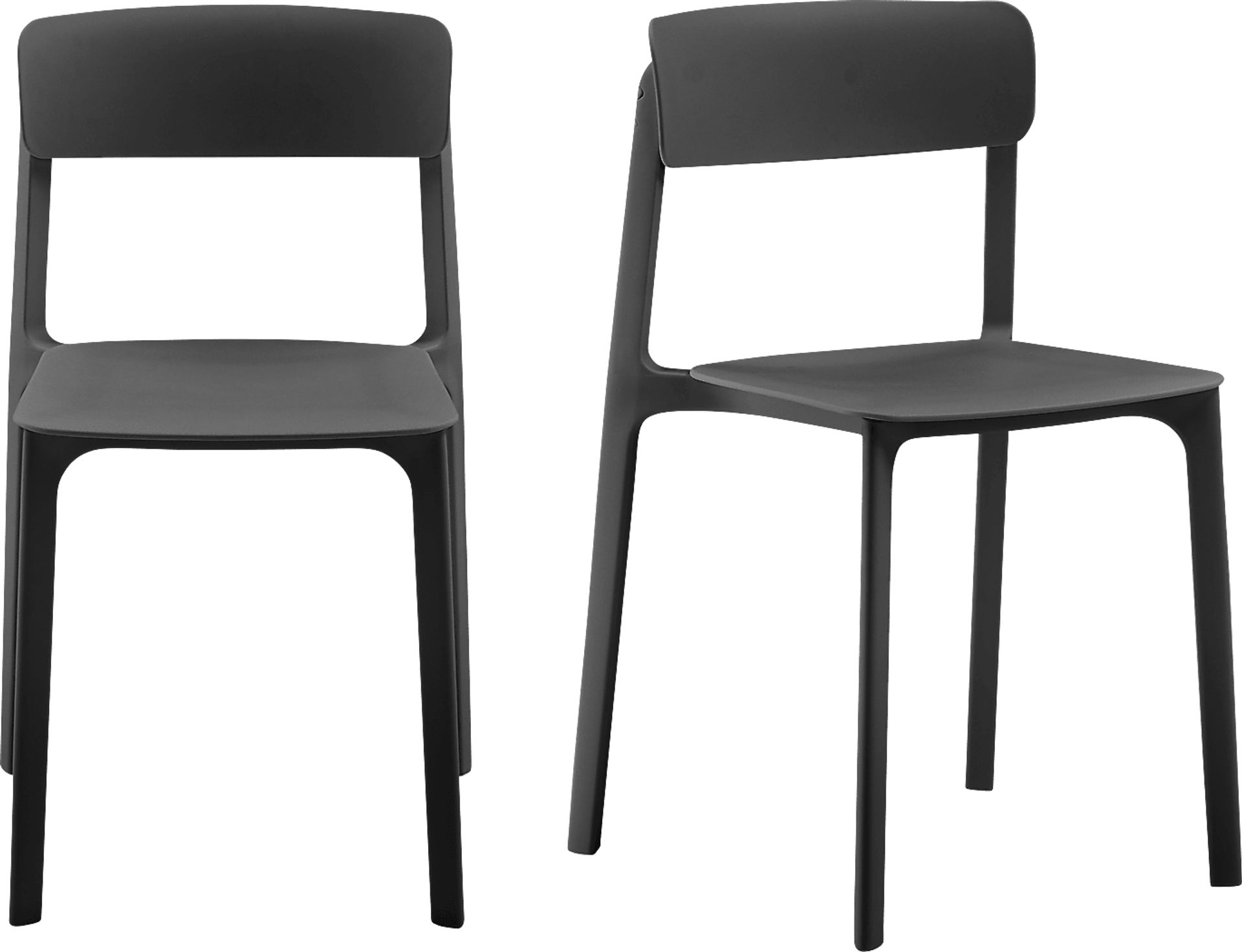 Guntern Black Dining Chair, Set of 2 - Image 1