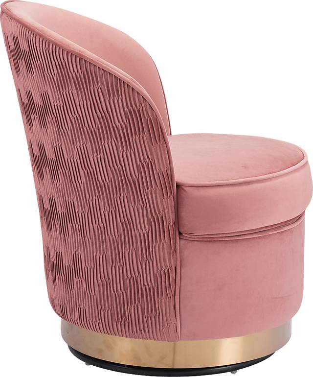 Gunzer Pink Accent Chair - Thumbnail - Image 3