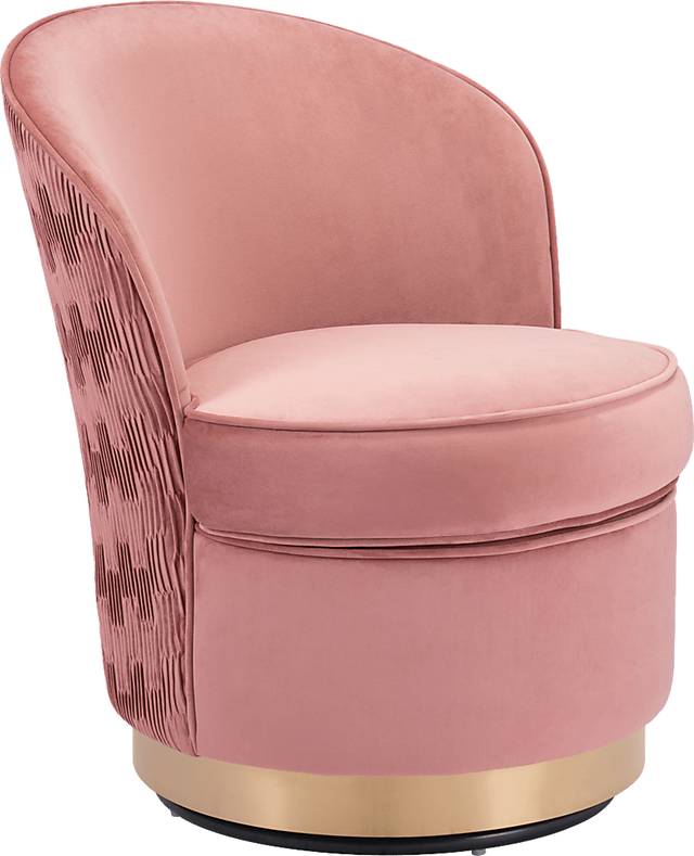 Gunzer Pink Accent Chair - Thumbnail - Image 1