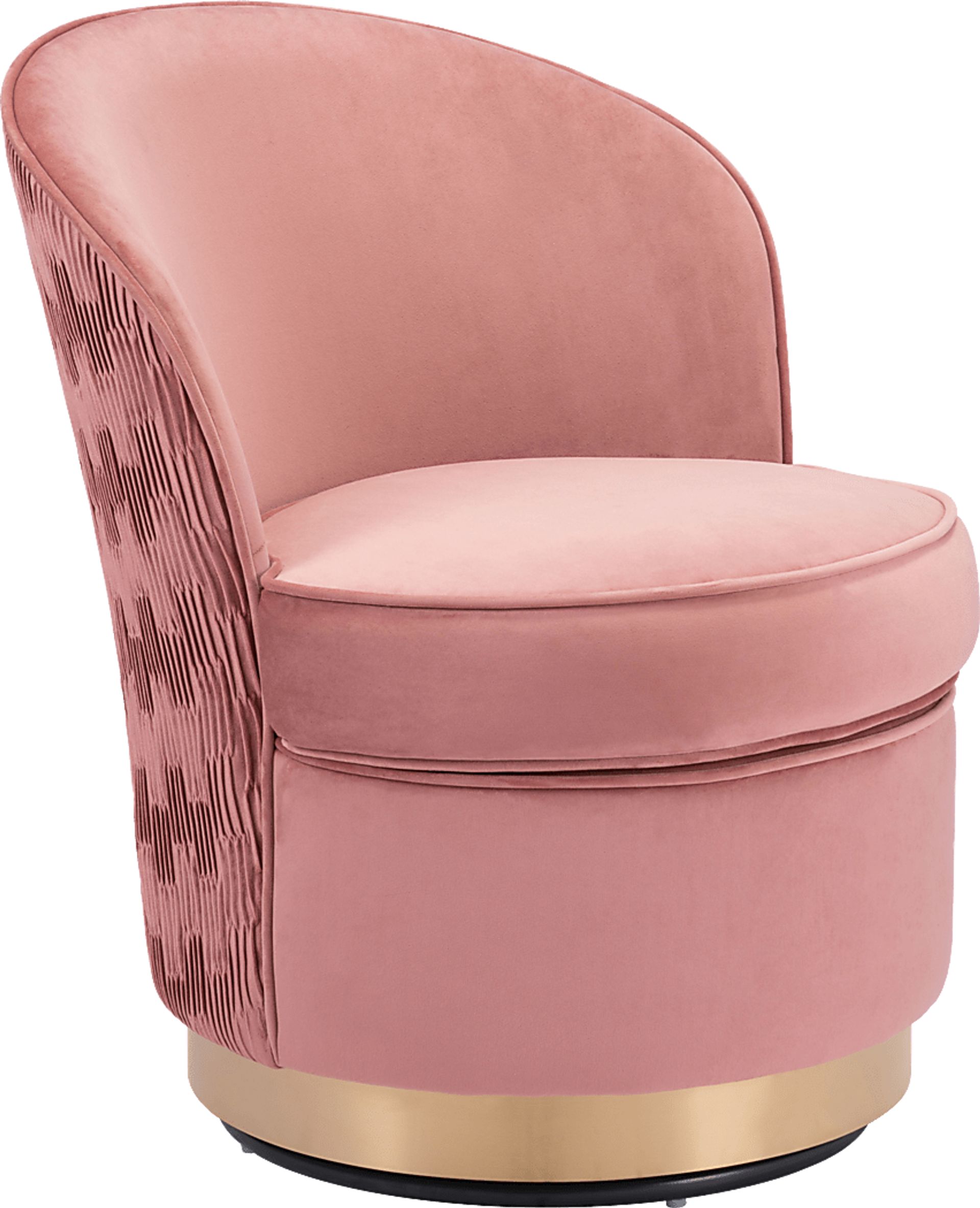Gunzer Pink Accent Chair - Image 1