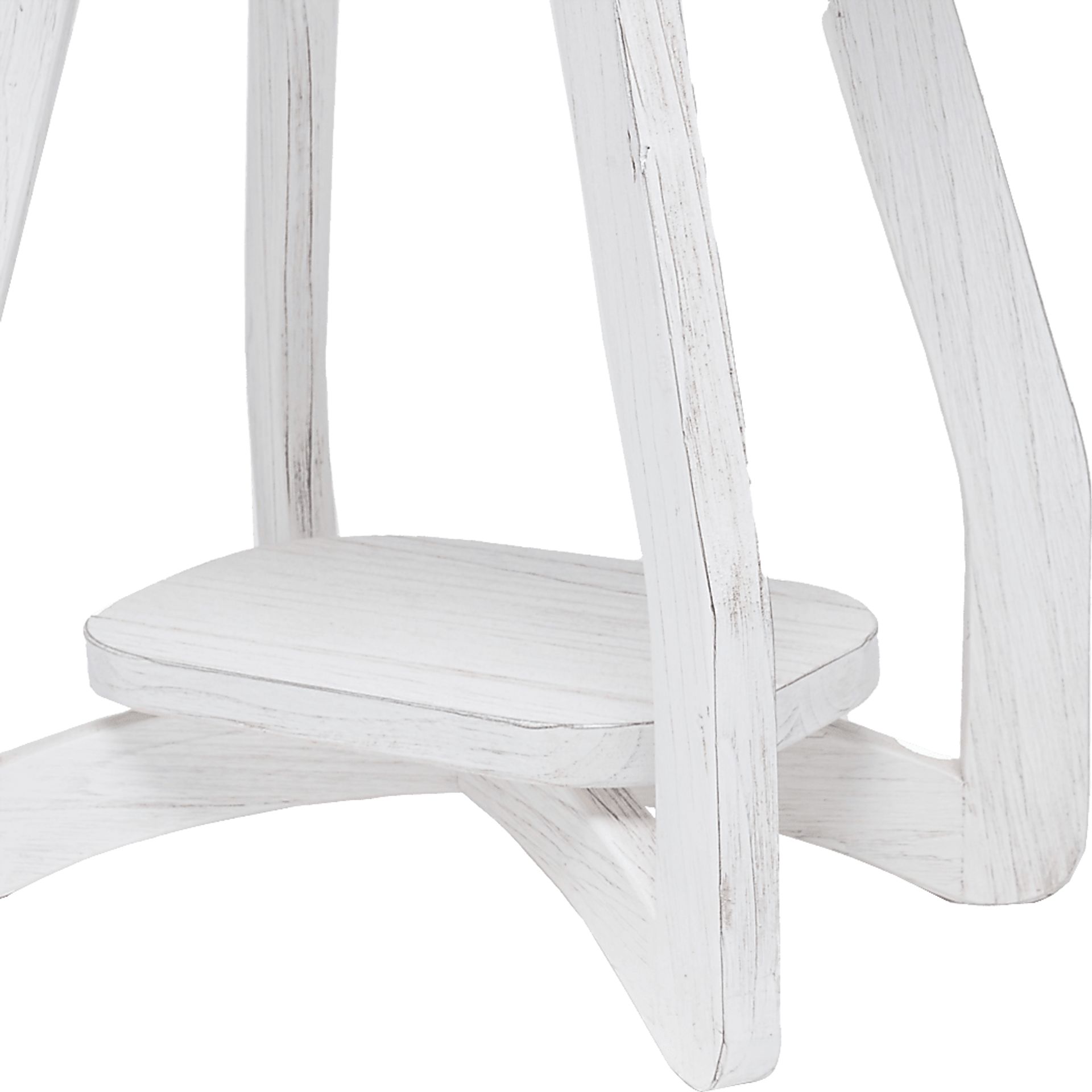 Guoten White Chairside Table - Image 5