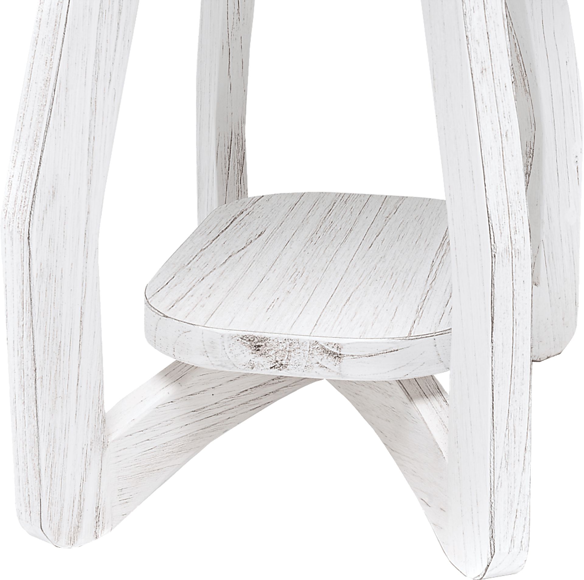 Guoten White Chairside Table - Image 6