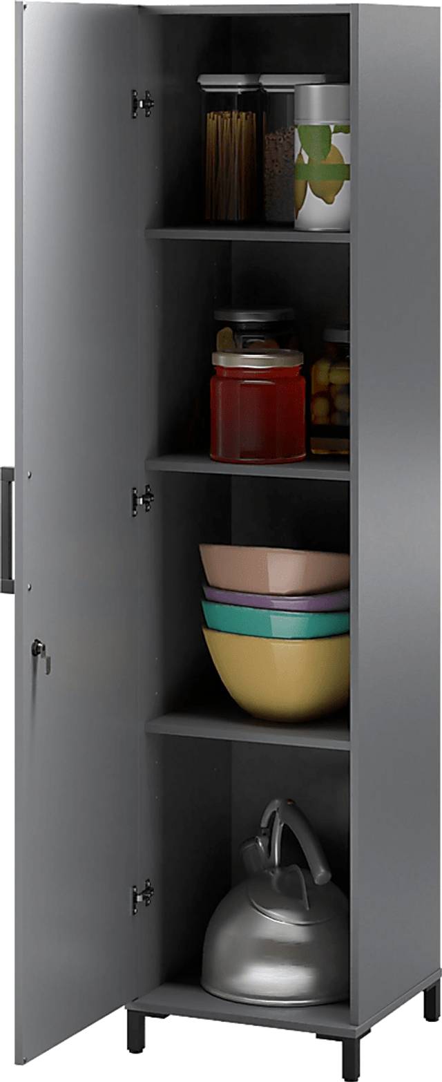 Gurden Gray Garage 1 Door Cabinet - Thumbnail - Image 5