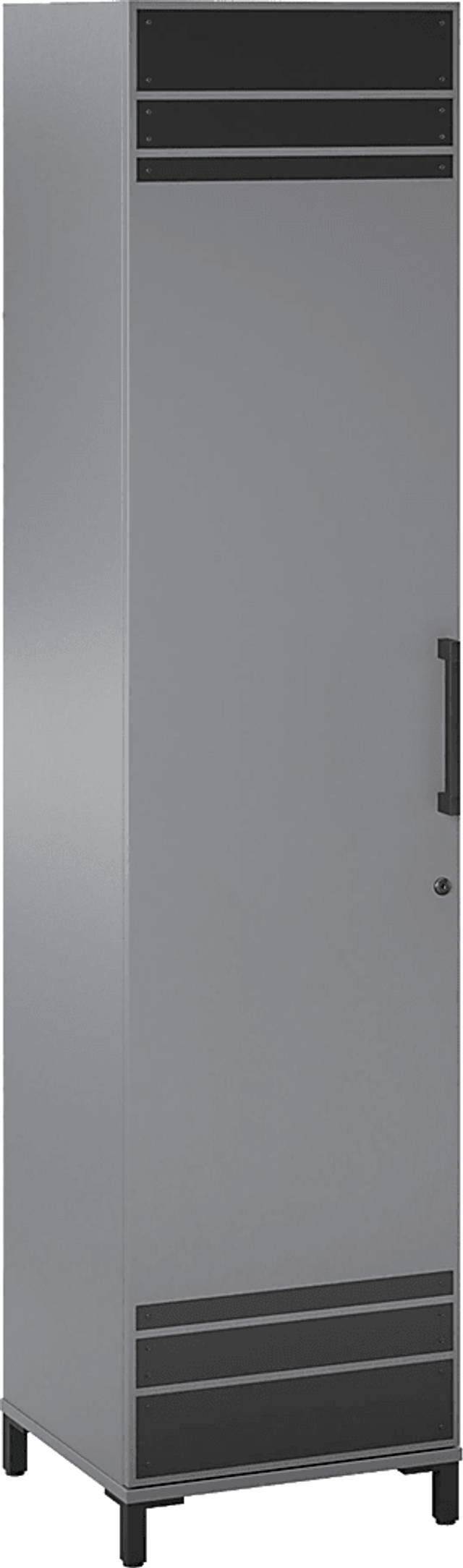 Gurden Gray Garage 1 Door Cabinet - Thumbnail - Image 1
