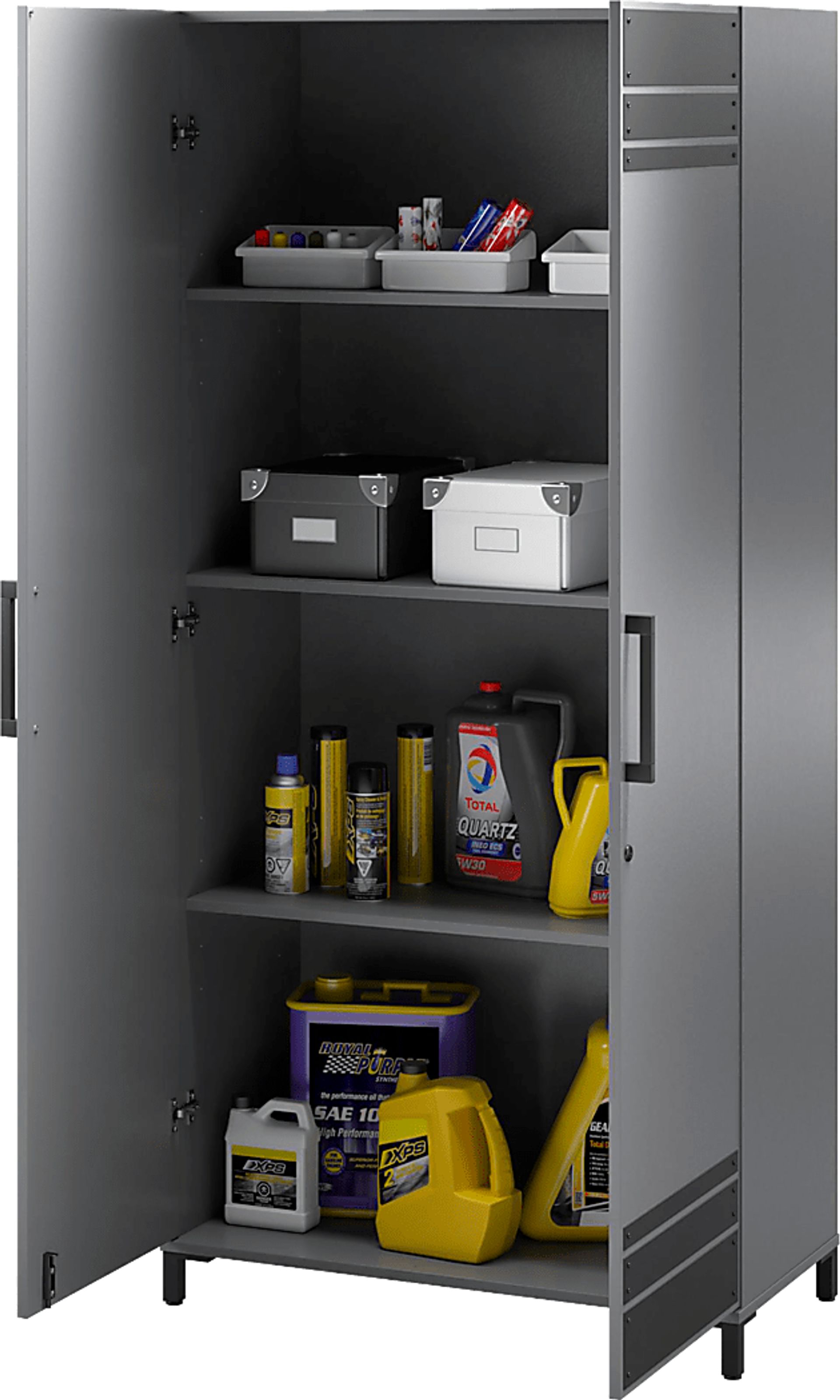 Gurden Gray Garage 2 Door Cabinet - Image 6