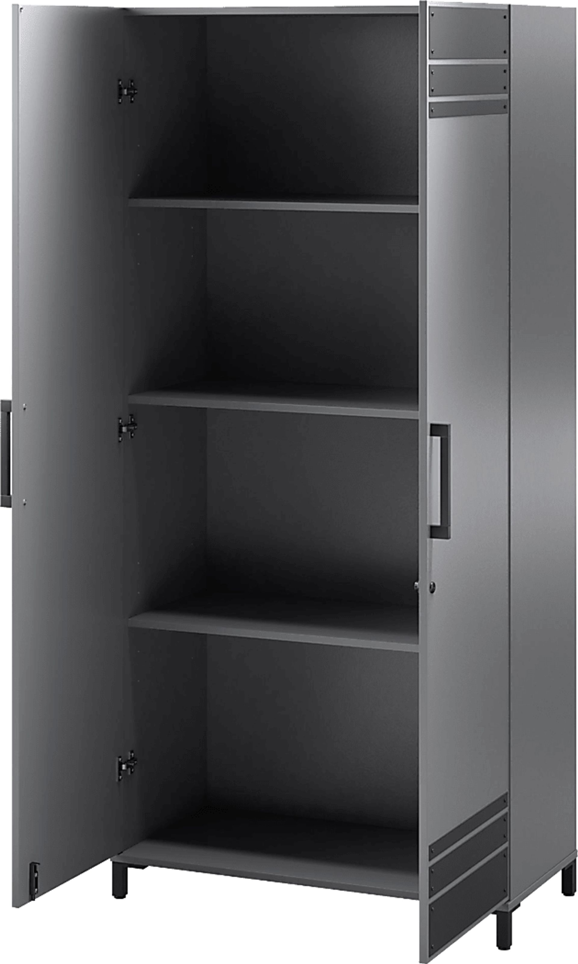 Gurden Gray Garage 2 Door Cabinet - Image 7