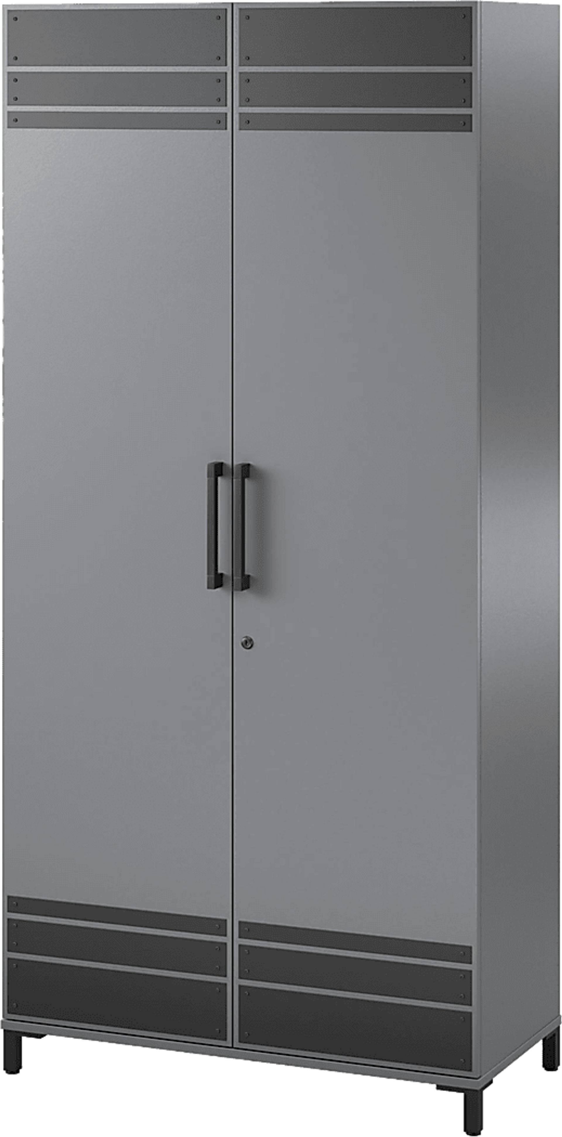 Gurden Gray Garage 2 Door Cabinet - Image 9
