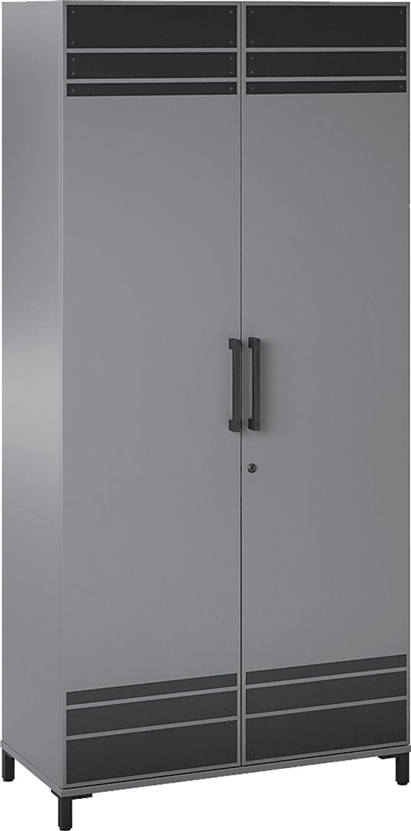 Gurden Gray Garage 2 Door Cabinet