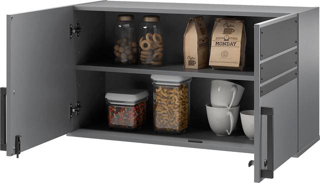 Gurden Gray Garage 2 Door Wall Cabinet - Thumbnail - Image 7