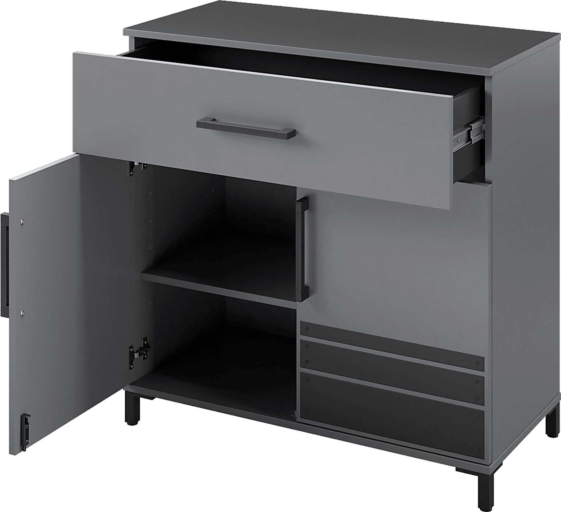 Gurden Gray Garage Cabinet - Image 6