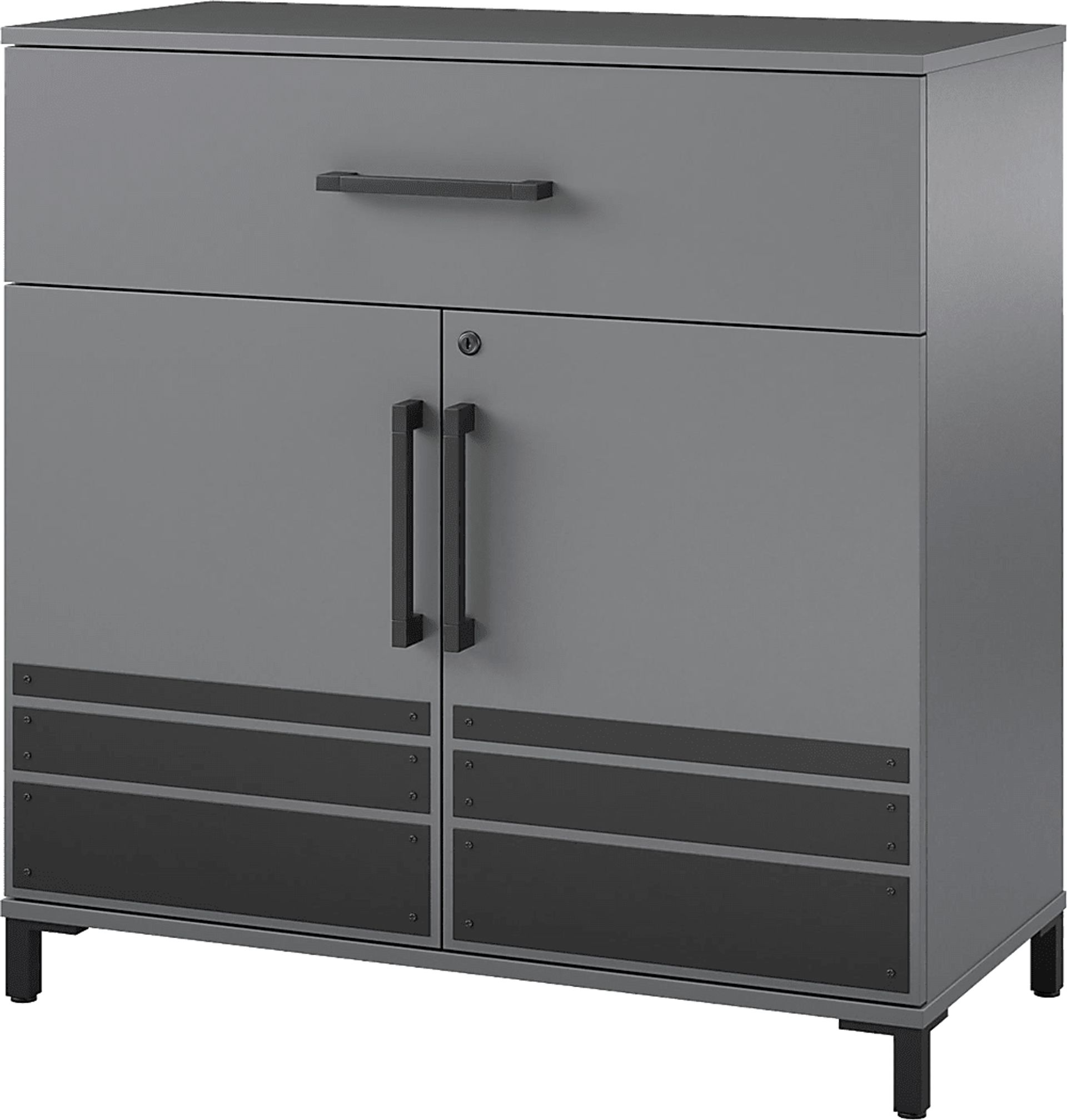 Gurden Gray Garage Cabinet - Image 8