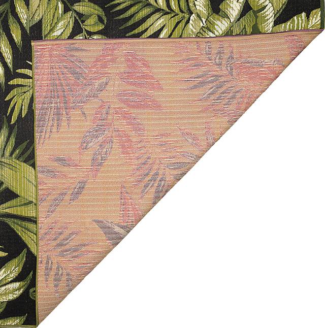 Guthrie Black 4'10 x 7'6 Indoor/Outdoor Rug - Thumbnail - Image 6