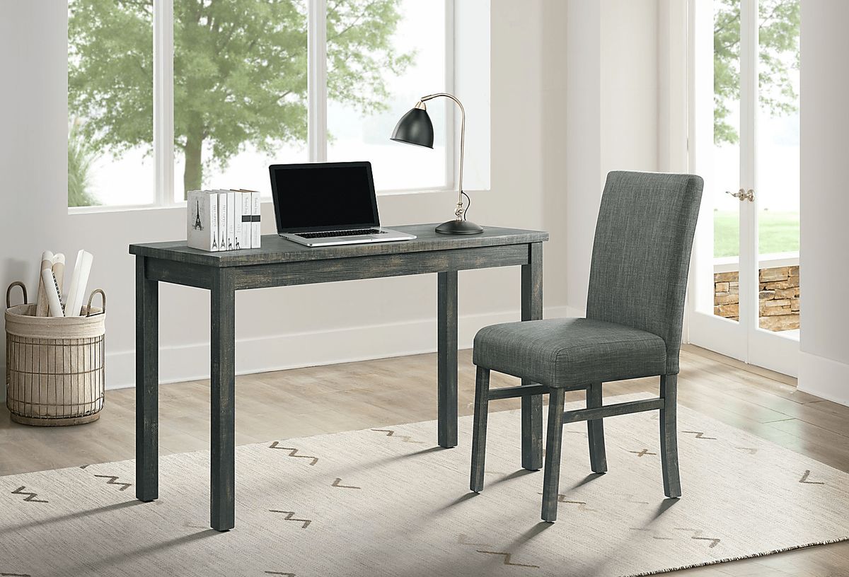 Guymon Gray Desk Rooms to Go