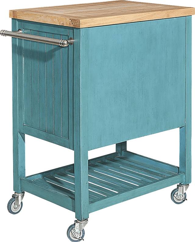 Gwendoline Teal Bar Cart - Thumbnail - Image 4