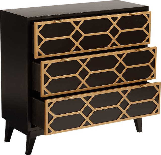 Gwinns Black Accent Cabinet - Thumbnail - Image 4