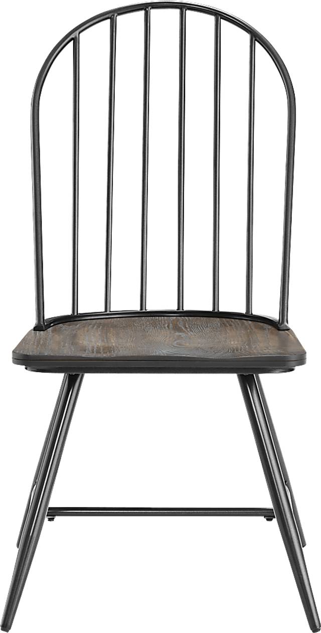 Habiba Black Side Chair, Set of 2 - Thumbnail - Image 6
