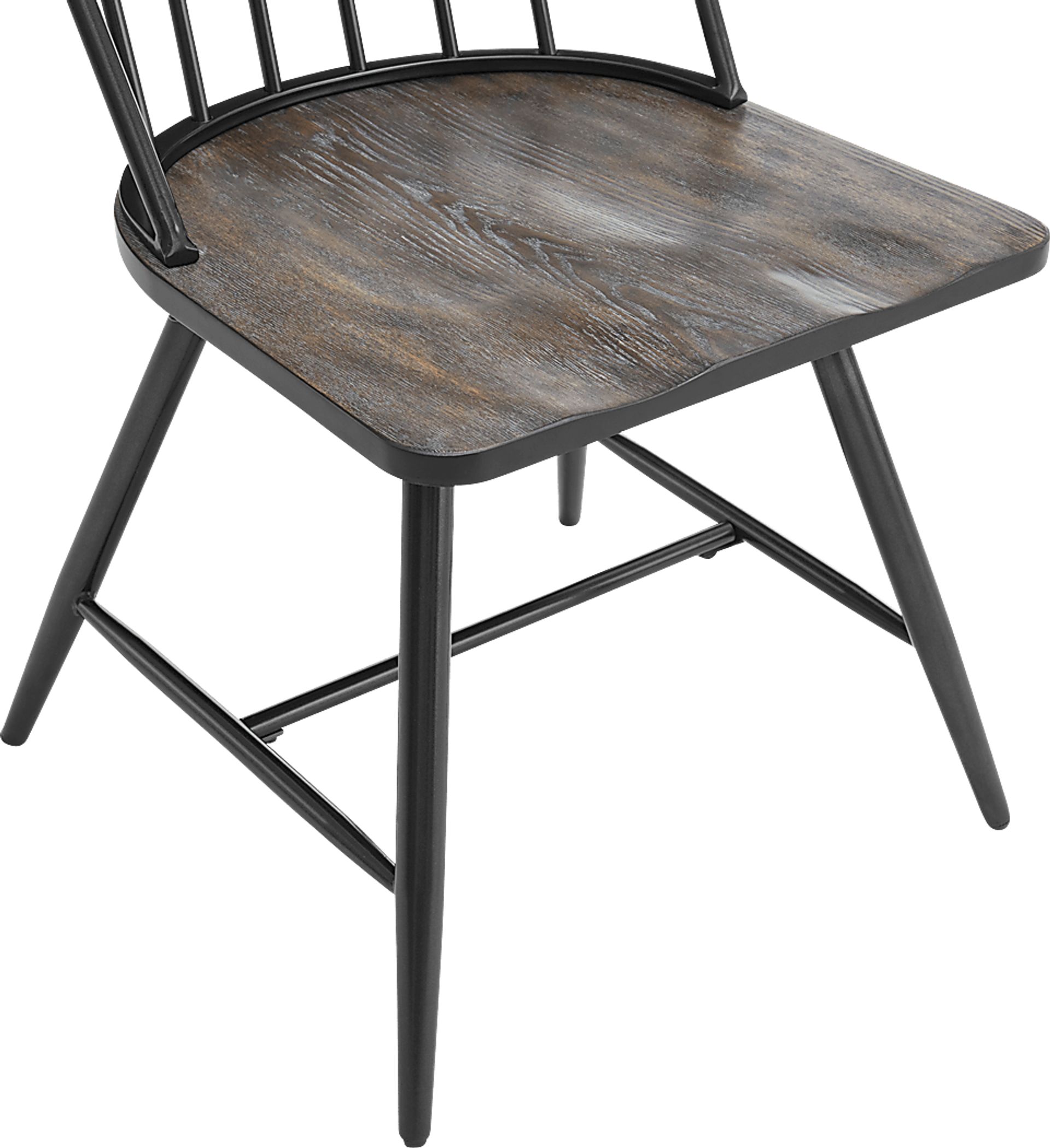 Habiba Black Side Chair, Set of 2 - Image 7