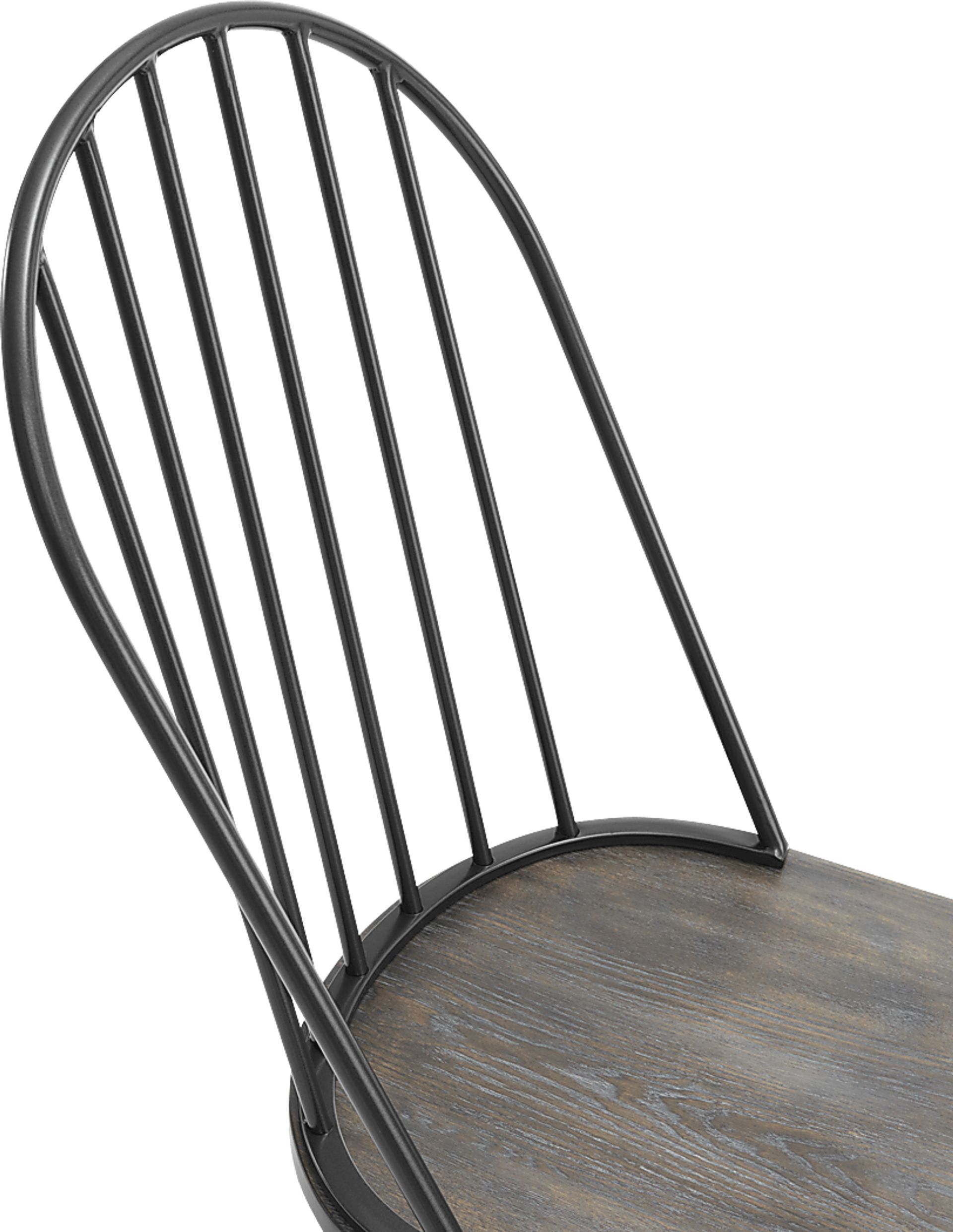 Habiba Black Side Chair, Set of 2 - Image 8