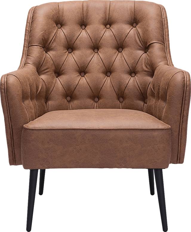 Habiet Brown Accent Chair - Thumbnail - Image 4