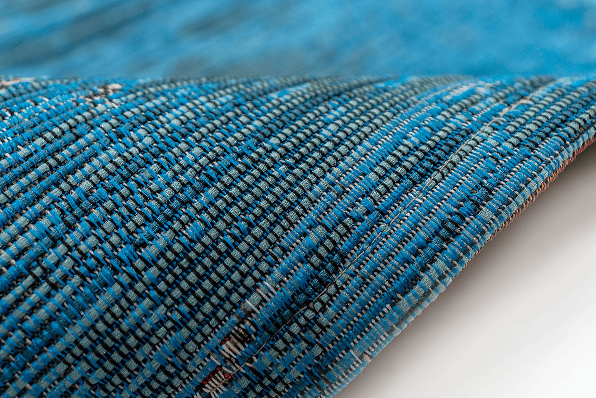 Habine Blue 4'10 x 7'6 Indoor/Outdoor Rug - Image 3