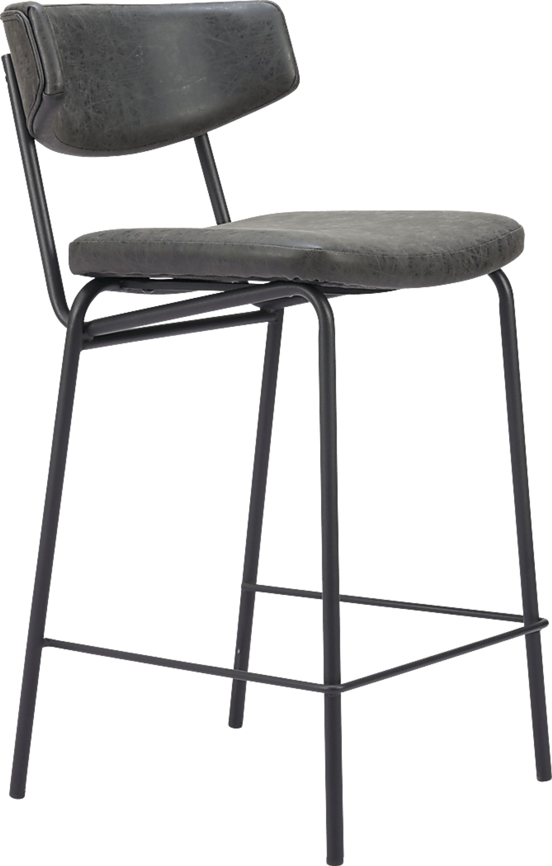 Haciendas Black Counter Height Stool, Set of 2 - Image 3