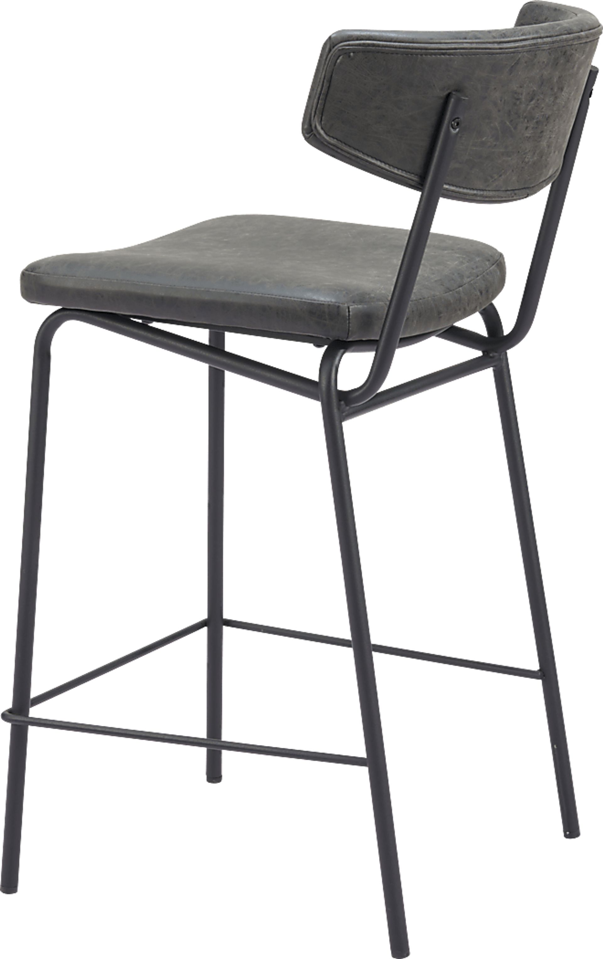 Haciendas Black Counter Height Stool, Set of 2 - Image 7