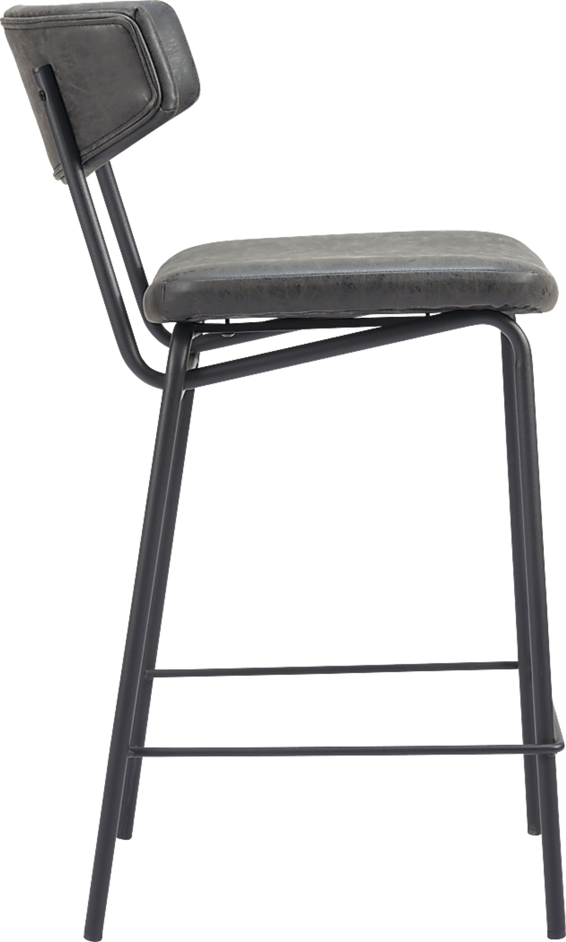 Haciendas Black Counter Height Stool, Set of 2 - Image 8