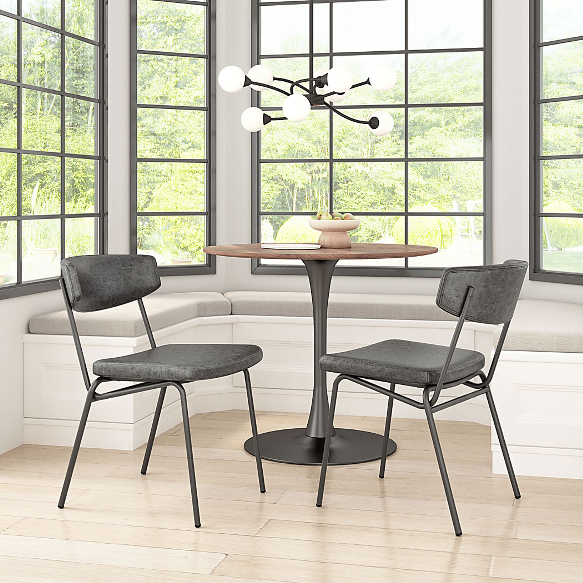 Haciendas Black Side Chair, Set of 2 - Image 2