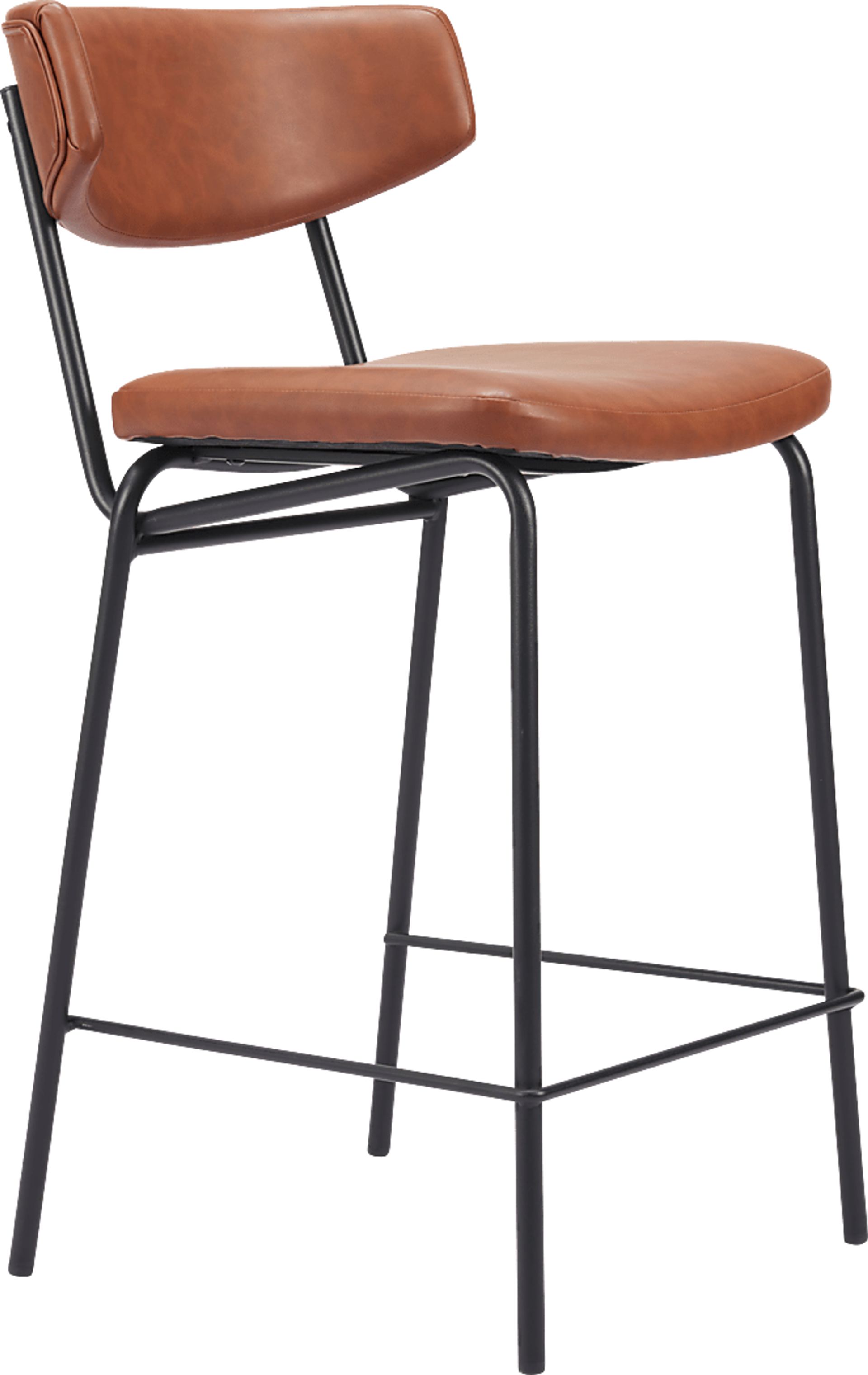 Haciendas Brown Counter Height Stool, Set of 2 - Image 3