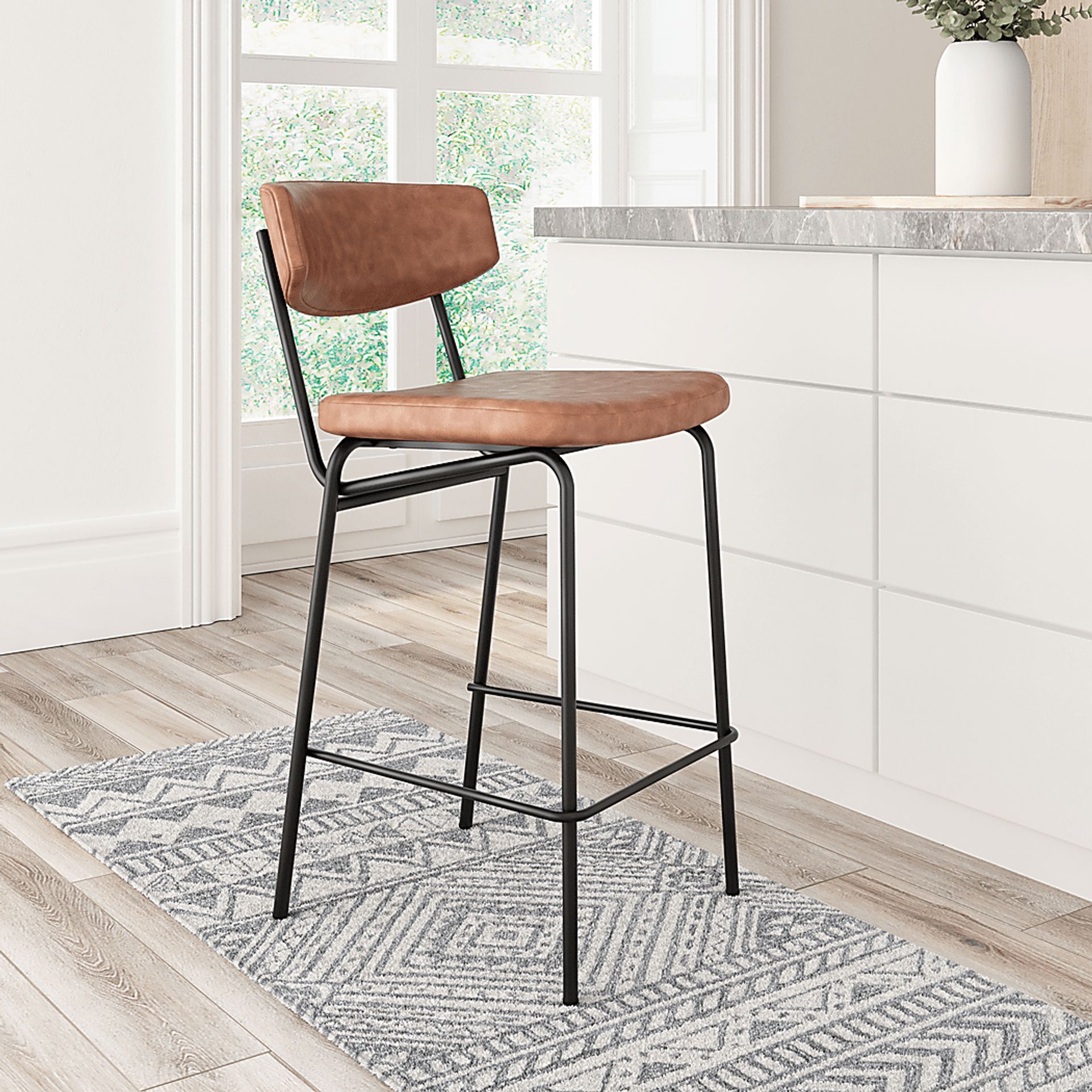 Haciendas Brown Counter Height Stool, Set of 2 - Image 9