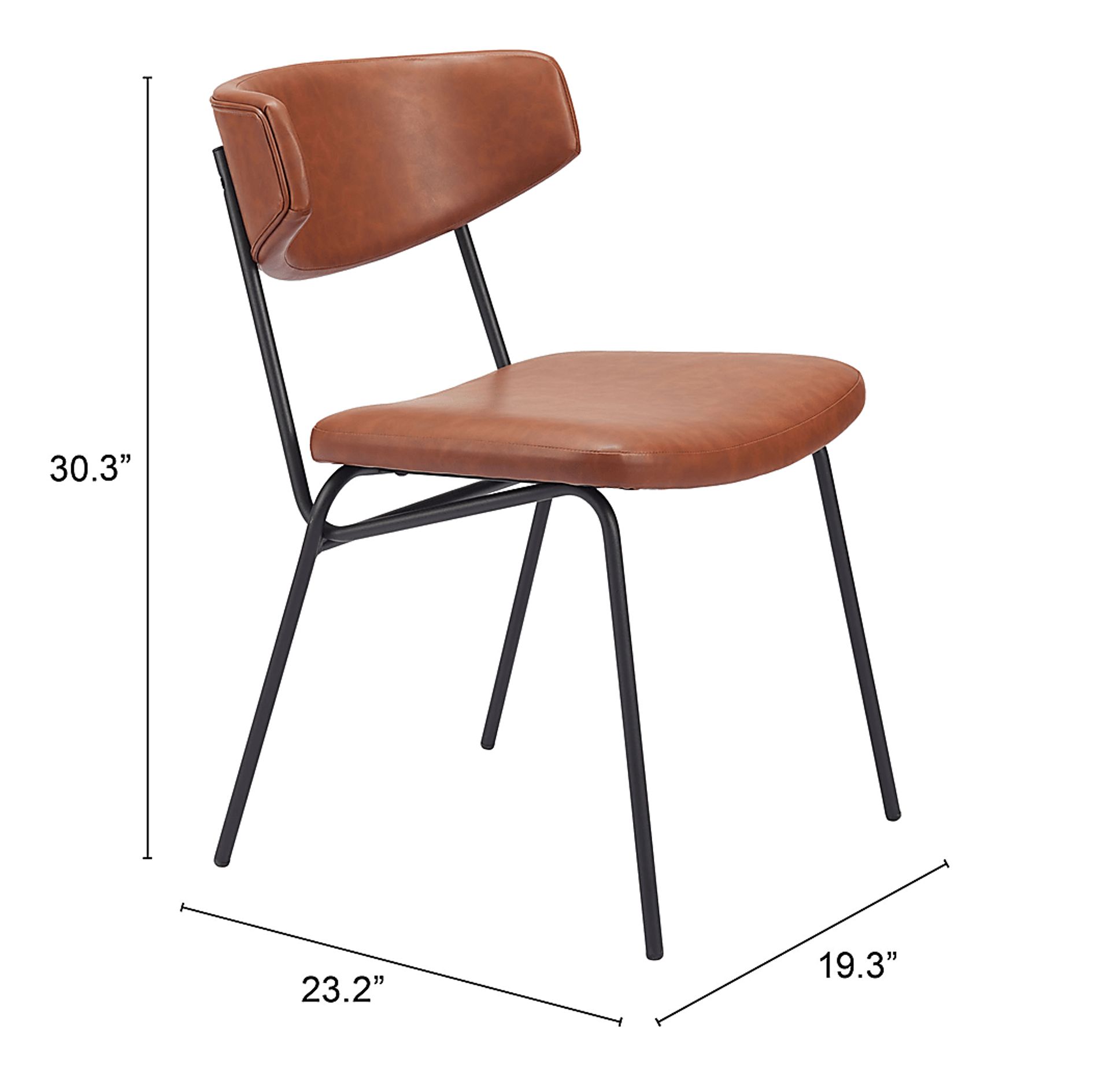Haciendas Brown Side Chair, Set of 2 - Image 10