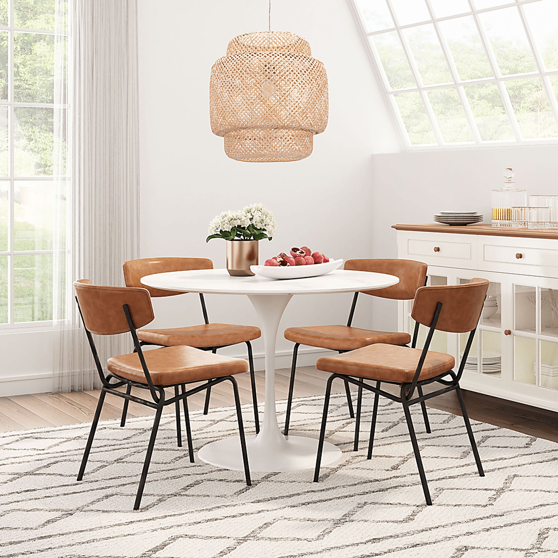 Haciendas Brown Side Chair, Set of 2 - Image 9