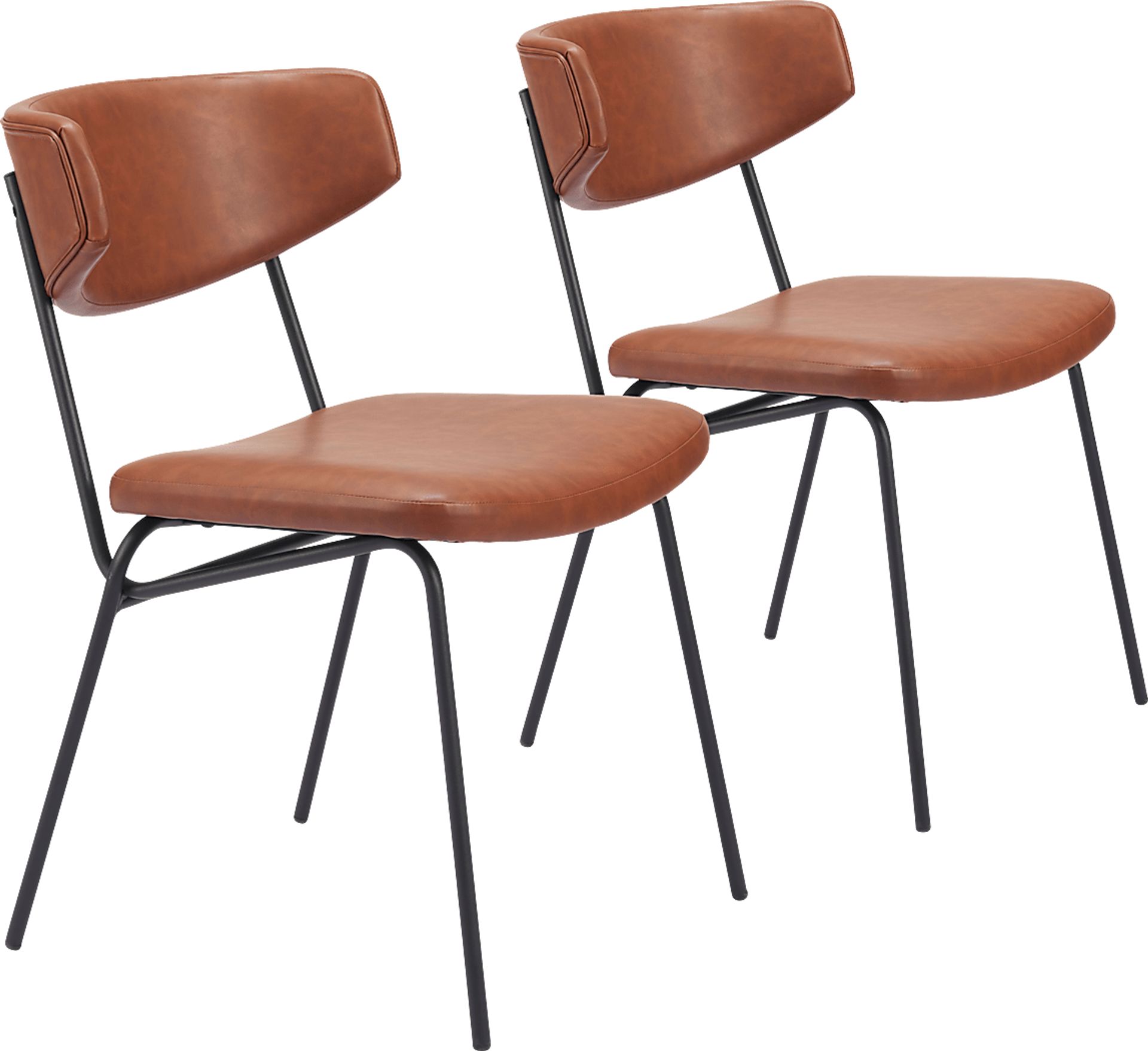 Haciendas Brown Side Chair, Set of 2 - Image 1