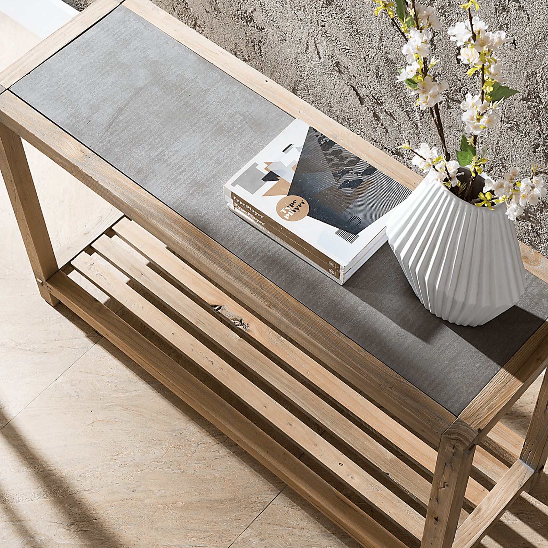 Hackemann Gray Console Table - Image 4